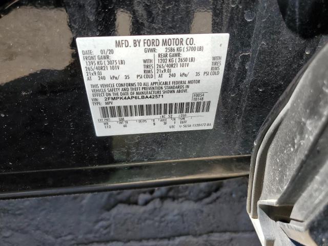 2020 FORD EDGE ST - 2FMPK4AP6LBA42571