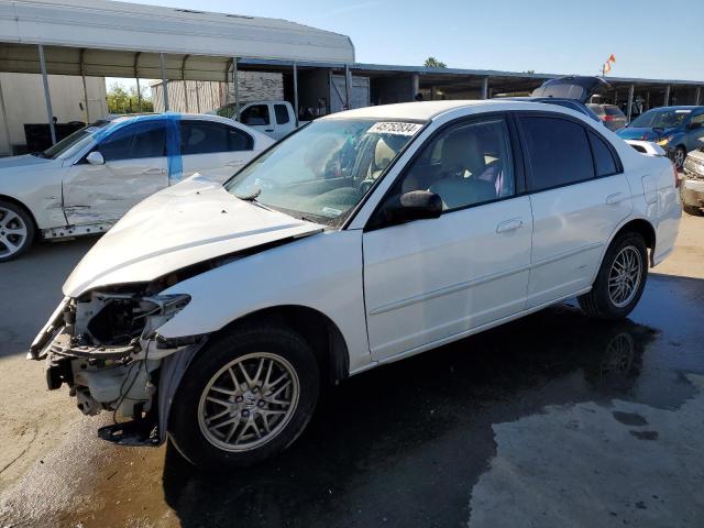 Lot #2457207034 2005 HONDA CIVIC LX salvage car