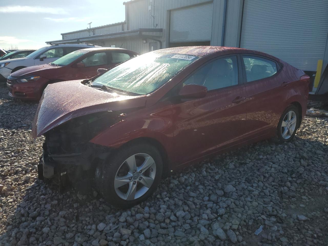 Lot #2475868942 2013 HYUNDAI ELANTRA GL