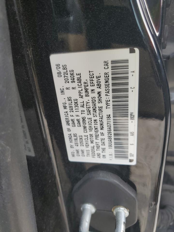 19UUA66266A071184 2006 Acura 3.2Tl