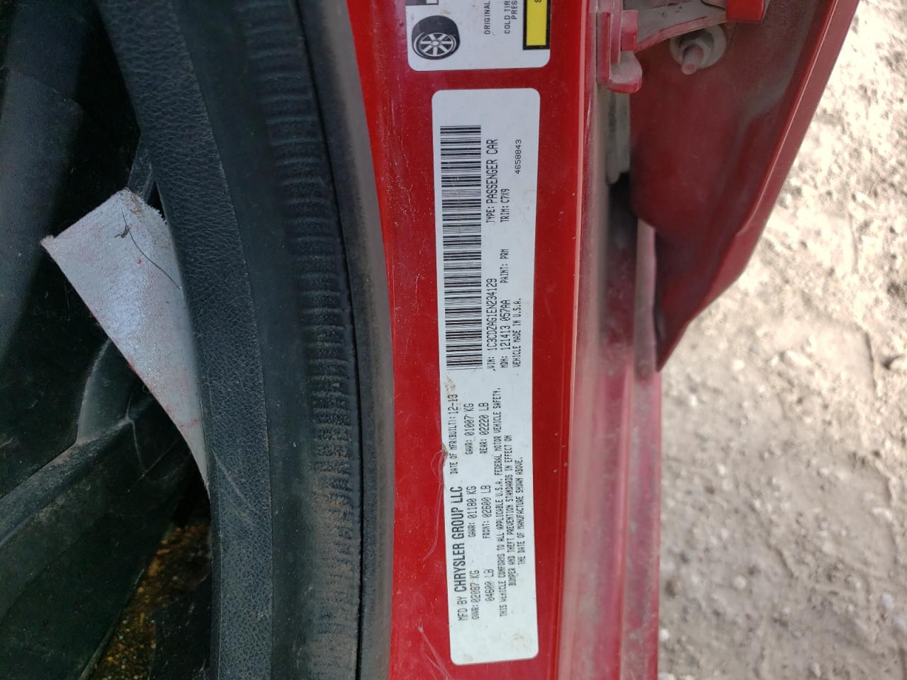 1C3CDZAG1EN234129 2014 Dodge Avenger Se