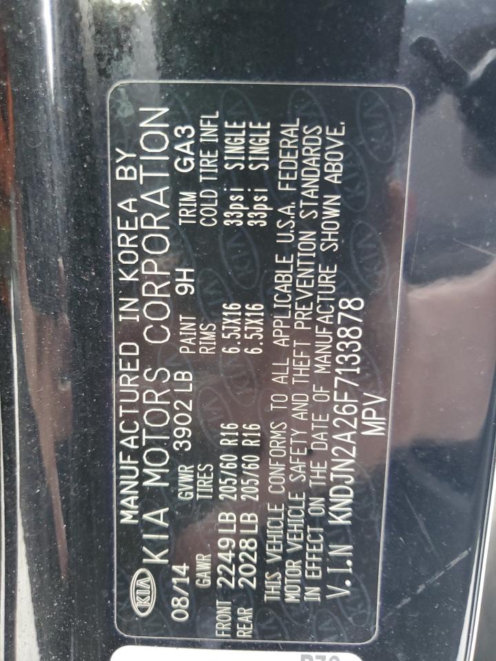 KNDJN2A26F7133878 2015 Kia Soul