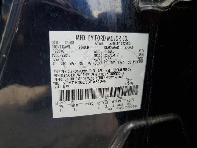 2008 Ford Edge Se VIN: 2FMDK36C38BA81046 Lot: 45360954