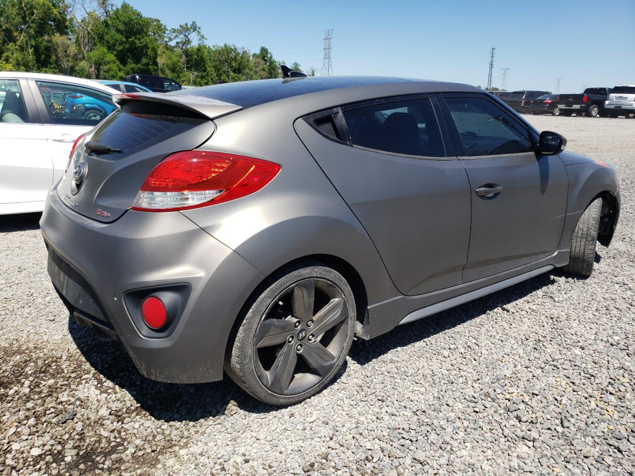 KMHTC6AE8EU207054 2014 Hyundai Veloster Turbo