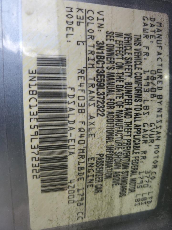 3N1BC13E59L372322 2009 Nissan Versa S