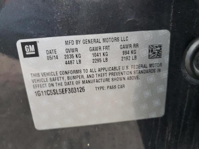 2014 Chevrolet Malibu 1Lt VIN: 1G11C5SL5EF303126 Lot: 47941984
