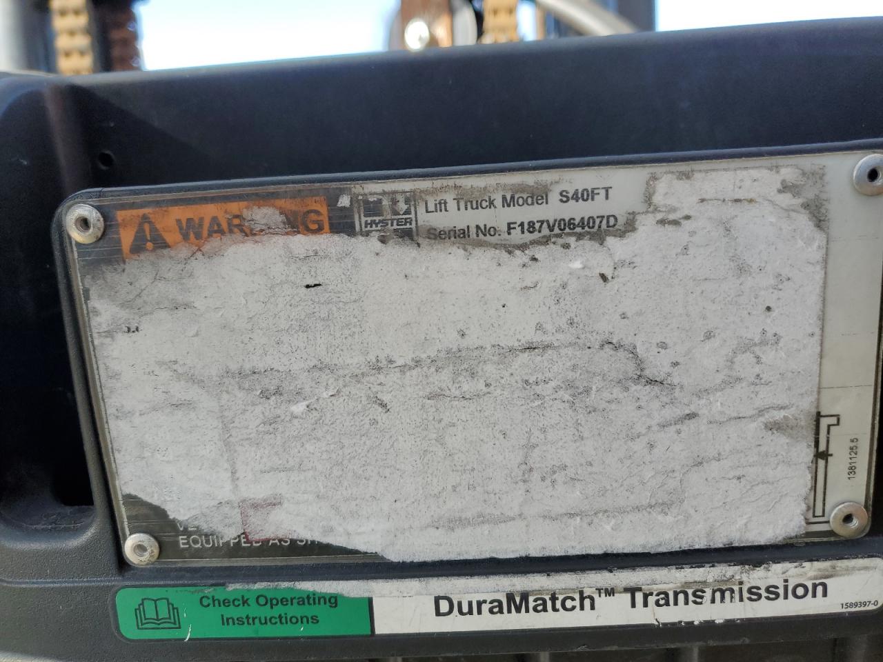 Lot #2411658213 2006 HYST FORKLIFT