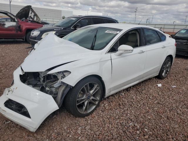 Lot #2485437641 2014 FORD FUSION TIT salvage car