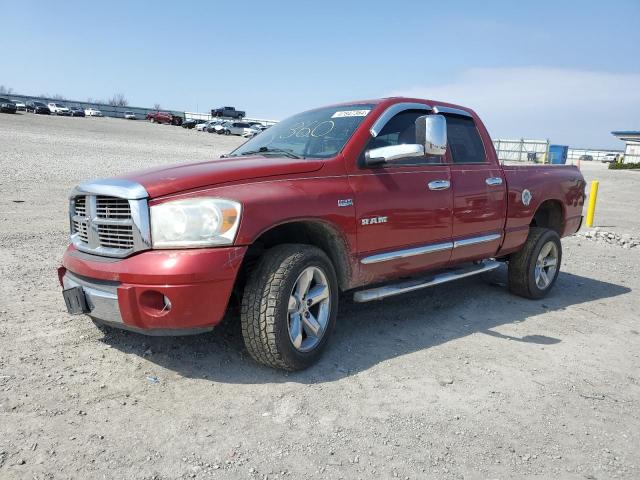 DODGE RAM 1500 S 2008 red crew pic gas 1D7HU18258S521644 photo #1