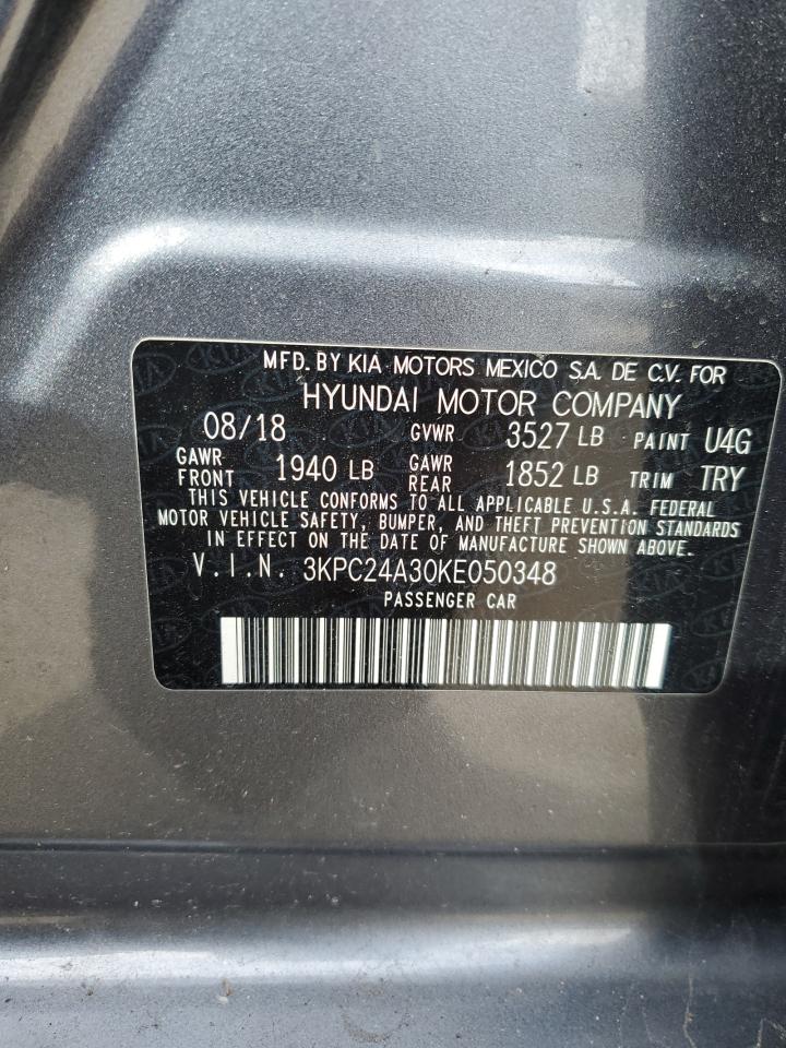 3KPC24A30KE050348 2019 Hyundai Accent Se