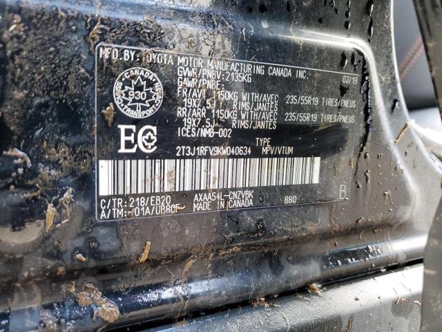 2019 TOYOTA RAV4 ADVEN - 2T3J1RFV9KW040634