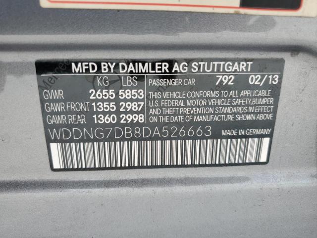 VIN WDDNG7DB8DA526663 2013 Mercedes-Benz S-Class, 550 no.12