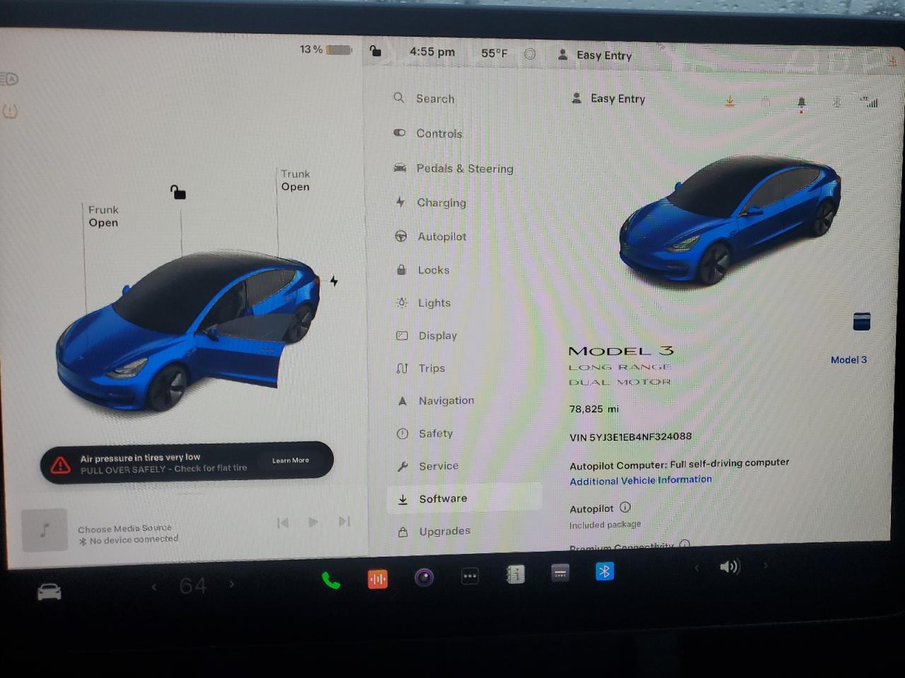 2022 Tesla Model 3 vin: 5YJ3E1EB4NF324088