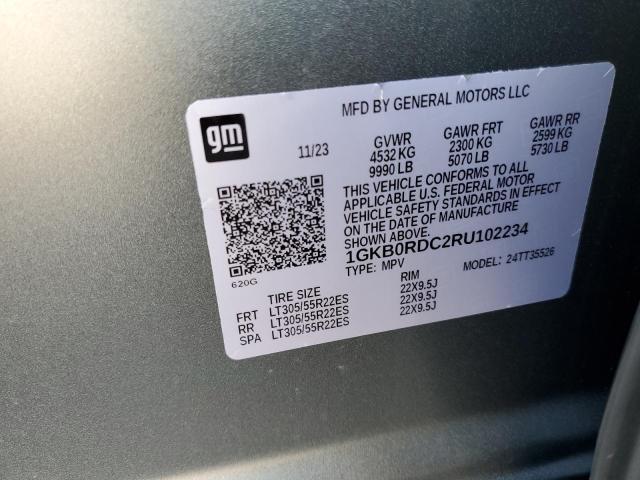 2024 GMC HUMMER SUV - 1GKB0RDC2RU102234