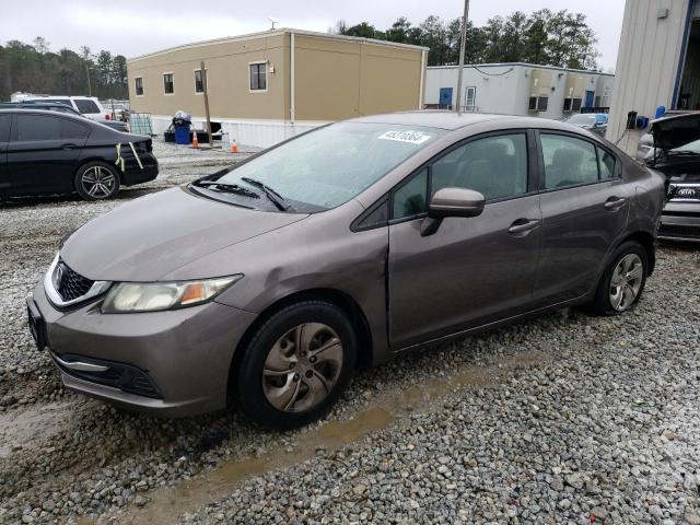 Lot #2501489109 2015 HONDA CIVIC LX salvage car