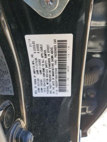 2014 Honda Accord Ex VIN: 1HGCR2F75EA122309 Lot: 47481704