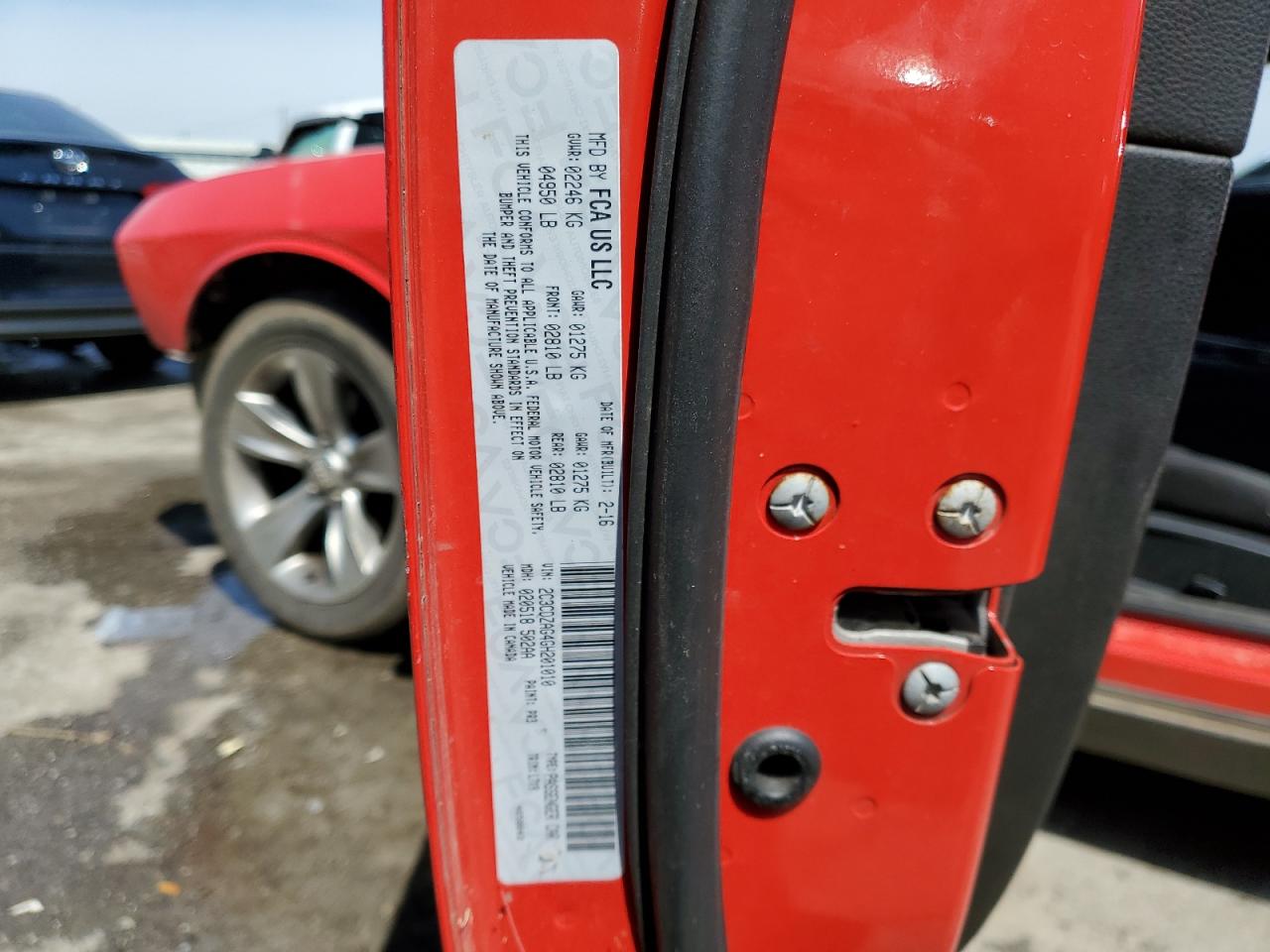 2C3CDZAG4GH201010 2016 Dodge Challenger Sxt