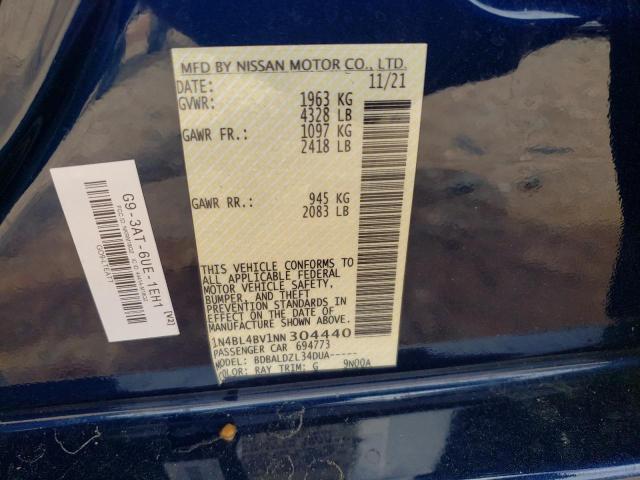 1N4BL4BV1NN304440 2022 NISSAN ALTIMA - Image 12