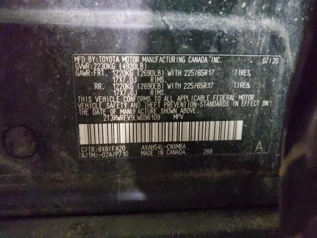 2020 TOYOTA RAV4 XLE - 2T3RWRFV9LW096109