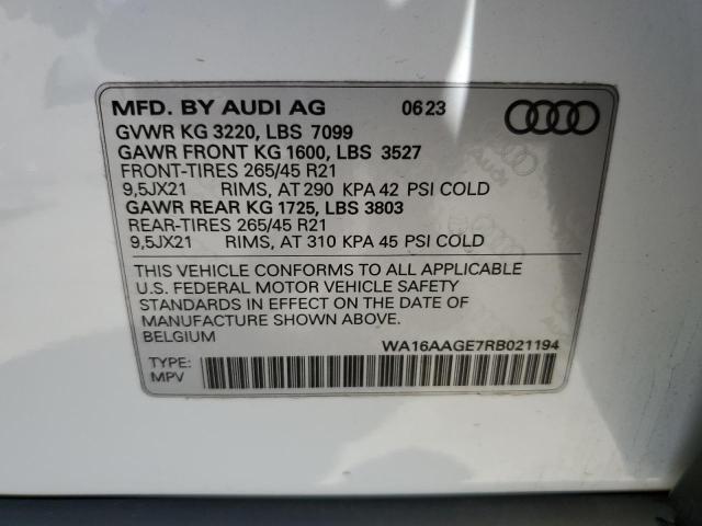 WA16AAGE7RB021194 Audi Q8 E-Tron  13