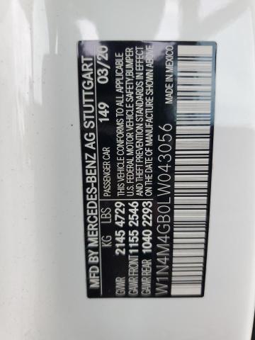 2020 MERCEDES-BENZ GLB 250 - W1N4M4GB0LW043056