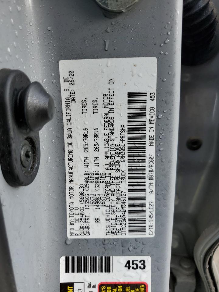 3TMCZ5AN4LM346127 2020 Toyota Tacoma Double Cab