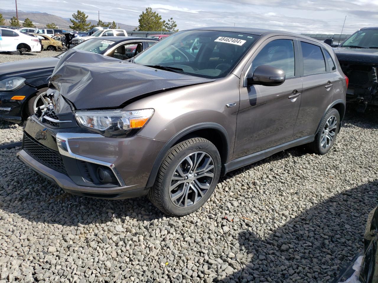 2018 Mitsubishi Outlander Sport Es vin: JA4AR3AU6JU020478