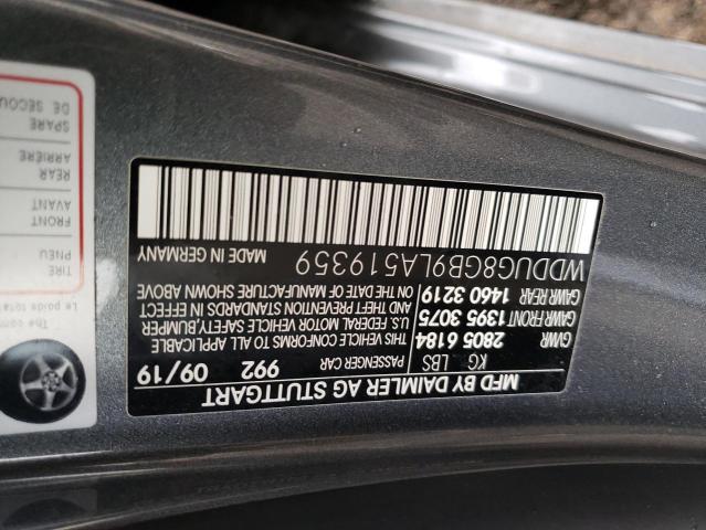 VIN WDDUG8GB9LA519359 Mercedes-Benz S-Class S 560 4MAT 2020 12