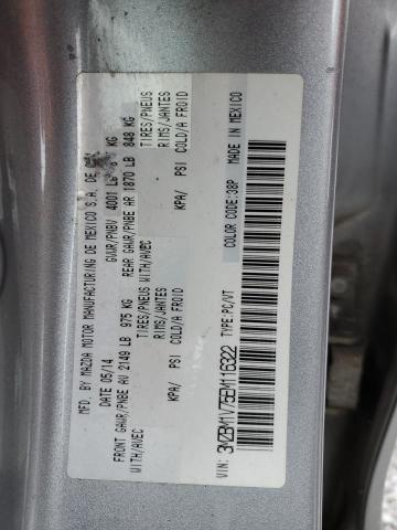 2014 Mazda 3 Touring VIN: 3MZBM1V75EM116322 Lot: 47720424