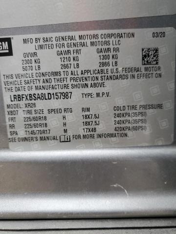 2020 BUICK ENVISION P - LRBFXBSA8LD157987