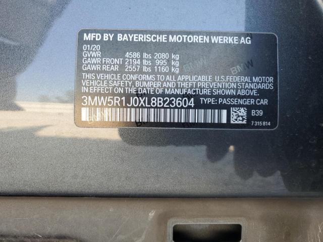 2020 BMW 330I - 3MW5R1J0XL8B23604