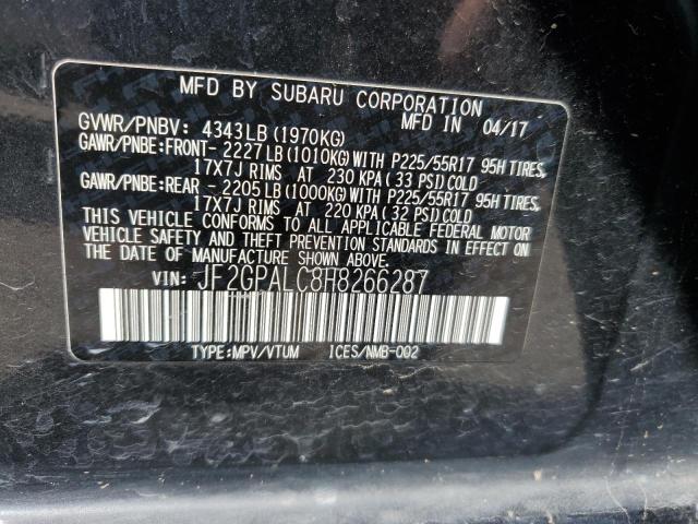 Lot #2425944317 2017 SUBARU CROSSTREK salvage car