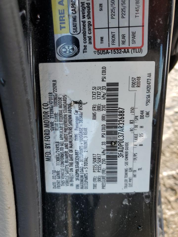 Lot #2661731869 2010 FORD FUSION HYB