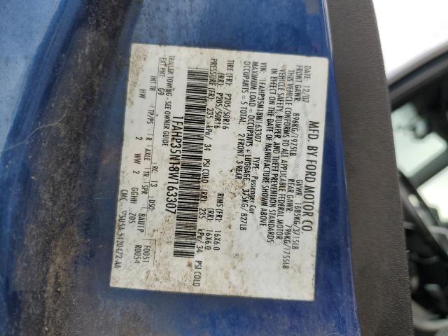 2008 Ford Focus Se VIN: 1FAHP35N18W163307 Lot: 46964474