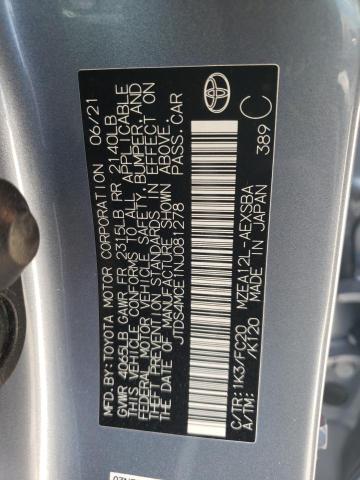 2022 TOYOTA COROLLA SE - JTDS4MCE1NJ081278