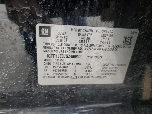 2016 GMC SIERRA C15 - 1GTR1LEC7GZ400846