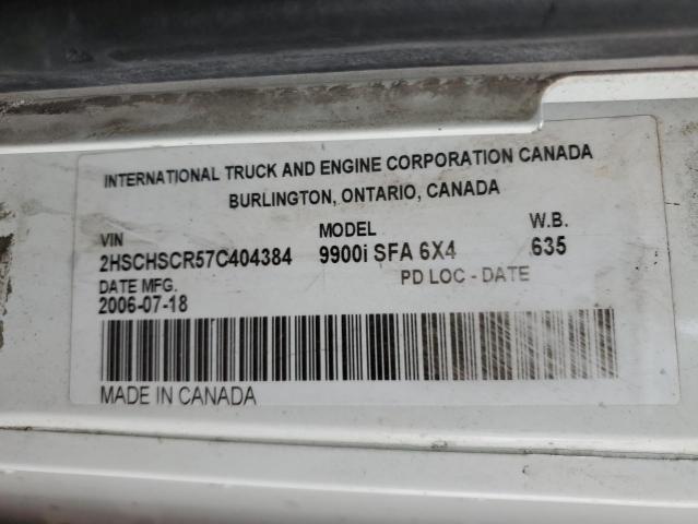 2007 International 9900 9900I VIN: 2HSCHSCR57C404384 Lot: 46824614