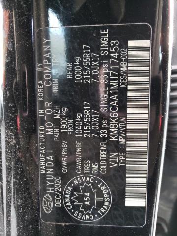 2021 HYUNDAI KONA SEL P - KM8K6CAA1MU717453