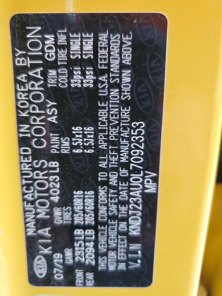 KNDJ23AU0L7092353 2020 Kia Soul Lx