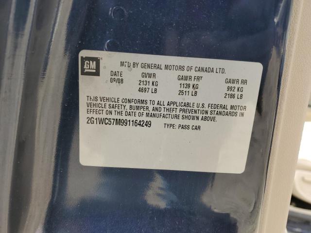2009 Chevrolet Impala 2Lt VIN: 2G1WC57M991164249 Lot: 47198804