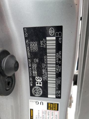 2020 Toyota Prius Prime Le VIN: JTDKARFP1L3140835 Lot: 48414764