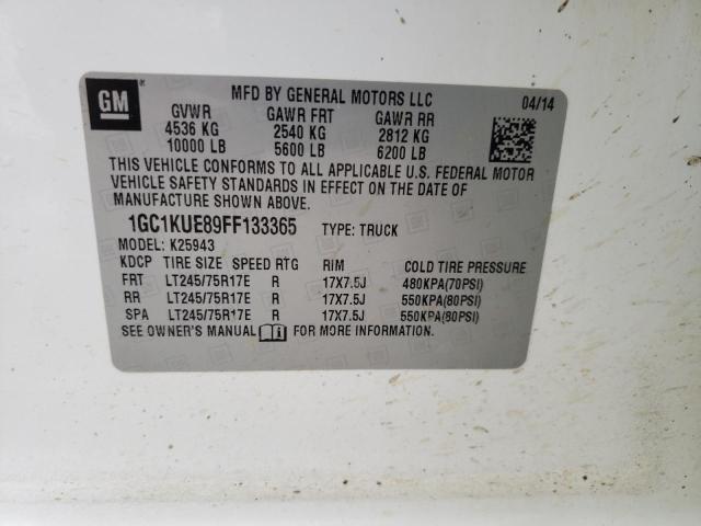 2015 CHEVROLET SILVERADO - 1GC1KUE89FF133365