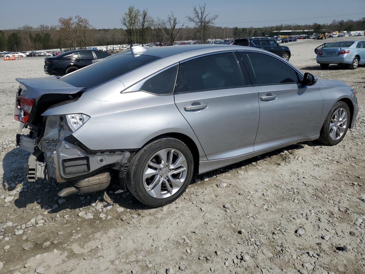 HONDA ACCORD LX 2018 silver  gas 1HGCV1F11JA055140 photo #4