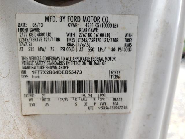 1FT7X2B64DEB55473 2013 Ford F250 Super Duty