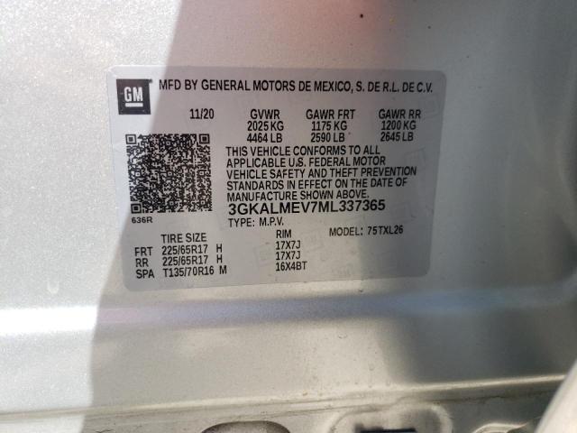 2021 GMC Terrain Sle VIN: 3GKALMEV7ML337365 Lot: 46589404