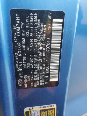 2018 Hyundai Tucson Sport VIN: KM8J33AL0JU707840 Lot: 46662084