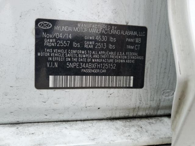 2015 HYUNDAI SONATA SPO - 5NPE34ABXFH125152