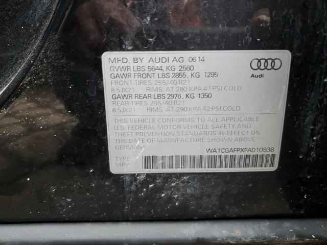 2015 AUDI SQ5 PREMIU - WA1CGAFPXFA010938