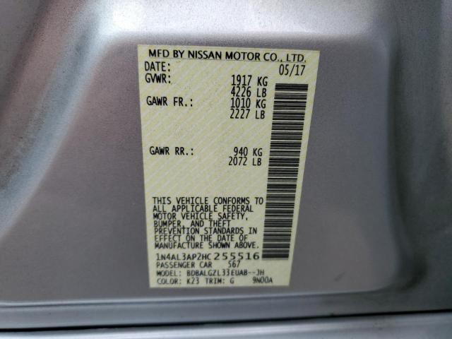 2017 NISSAN ALTIMA 2.5 - 1N4AL3AP2HC255516