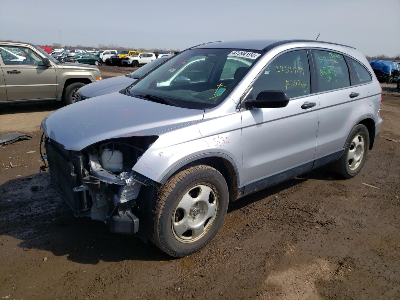JHLRE48339C007313 2009 Honda Cr-V Lx